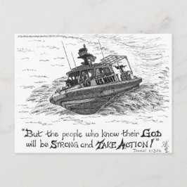 Marine Postkarte