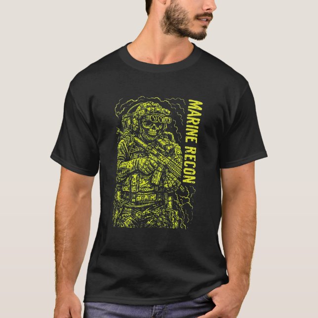 Marine Recon Special Operations Graphic Art T-Shirt (Vorderseite)