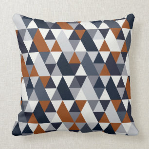 Marine-Rost-Geometrie IV Kissen