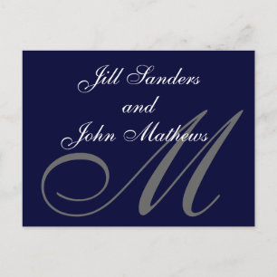 Marine-Save the Date Mitteilungs-Postkarten Ankündigungspostkarte