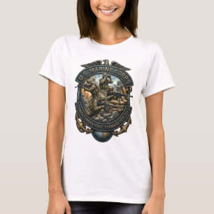 Marine-Schlacht-T-Shirt T-Shirt