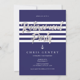 Marine, Seeruhestands-Party Einladungen