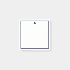 Marine-Segelboot Post-it Klebezettel