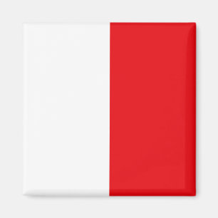 Marine Signalflagge: Buchstabe "H" (Hotel) Magnet
