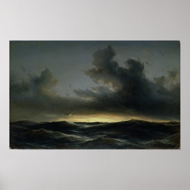 Marine Solitude, 1852 Poster (Vorne)