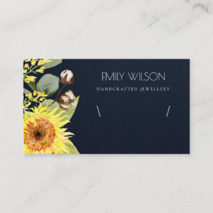 MARINE SONNENBLUME BLUMEN ARM BAND LOGO AUSSTELLUN VISITENKARTE