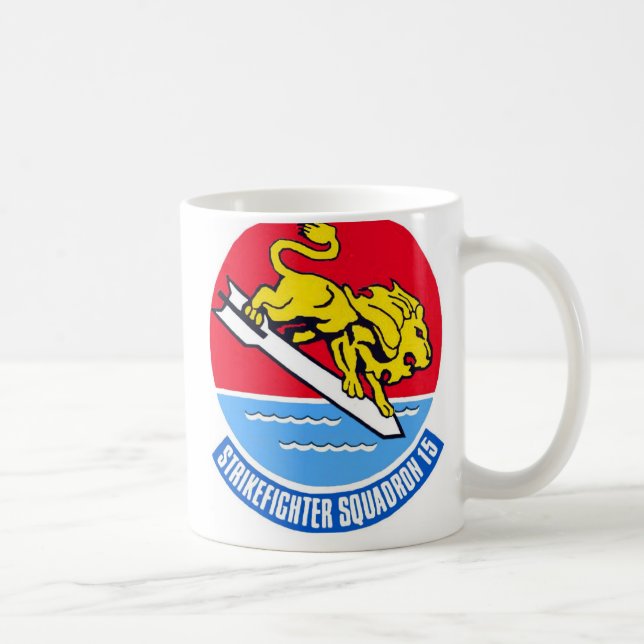 Marine-Streik/Kämpfer-Geschwader VFA-15 Kaffeetasse (Rechts)
