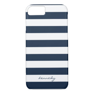 Marine Stripes Muster personalisierten iPhone 7 Case-Mate iPhone Hülle