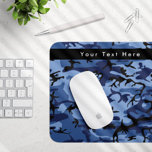 Marine-Tarnung, Blau Tarnung, Militär, Armee Mousepad