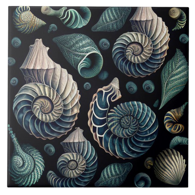 Marine Treasures Fliese (Vorderseite)
