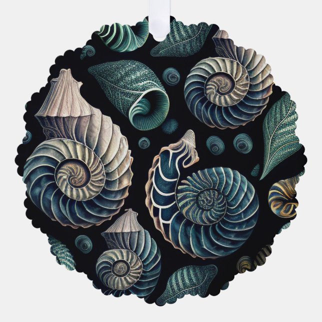 Marine Treasures Ornament Karte (Vorderseite)