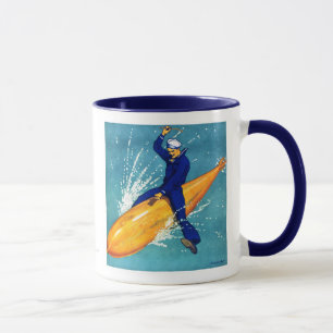 Marine-Typ auf Torpedo-Tasse Tasse