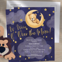 Marine über dem Mond Teddy Bear Twinkle Kleine Ste