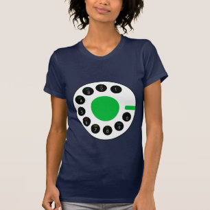 Marine und Grün nennen Telefon preppy Mod-T-Shirt T-Shirt
