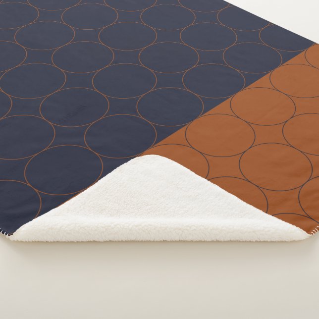 Marine-und Rost-Kreise II Sherpadecke (3/4)