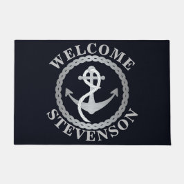 Marine und Silver Nautic Sailing Welcome Mat Fußmatte