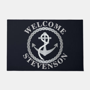 Marine und Silver Nautic Sailing Welcome Mat Fußmatte