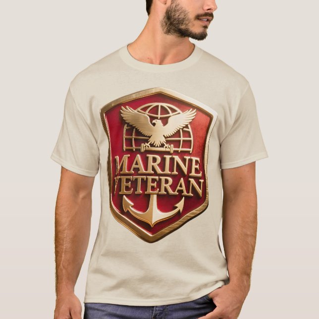 Marine-Veteran T-Shirt (Vorderseite)