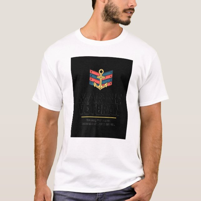 Marine Veteran T-Shirt (Vorderseite)