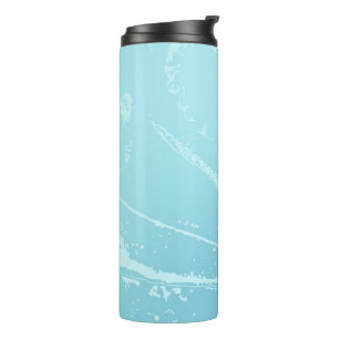 Marine Vibes Abstrakt Thermosbecher