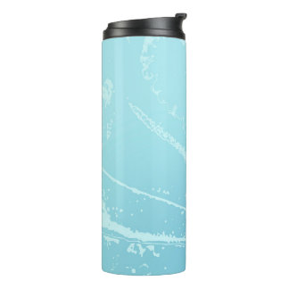 Marine Vibes Abstrakt Thermosbecher