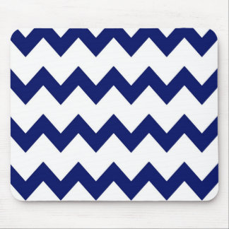 Marine-weiße Sparren Mousepad