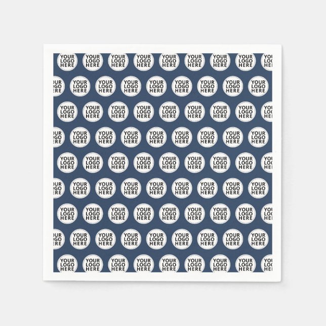Marine Wiederholungsgeschäft-Logo Serviette (Vorderseite)