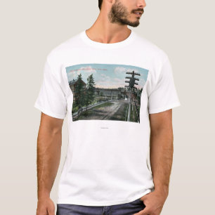 Marine-Yard-Haupteingangs-Ansicht T-Shirt