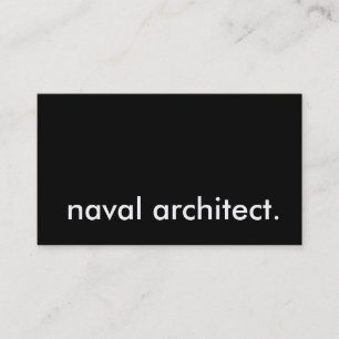 Marinearchitektin. Visitenkarte