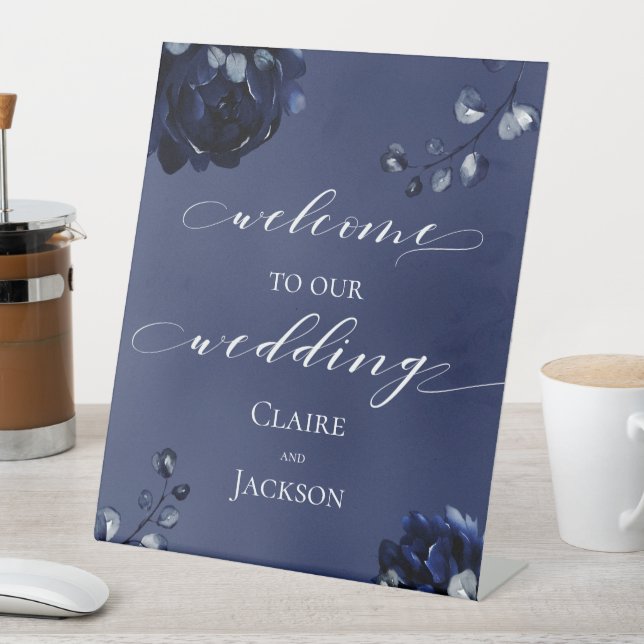 Marinebiegelversammlung willkommen bei unserer Hoc Sockelschild (In Situ)