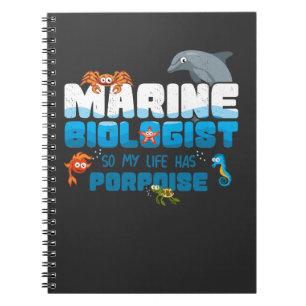 Marinebiologen-Geschenk-niedlicher Notizblock