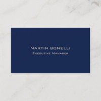 Marineblau & Babyblau Schlicht Modern Minimalistis