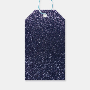 Marineblau-Glitter Geschenkanhänger