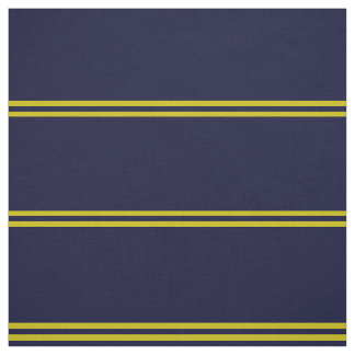 Marineblau, goldgestreiftes Design Stoff