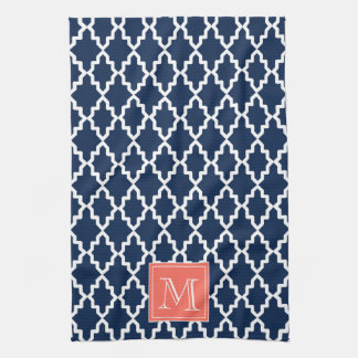 Marineblau Handtuch