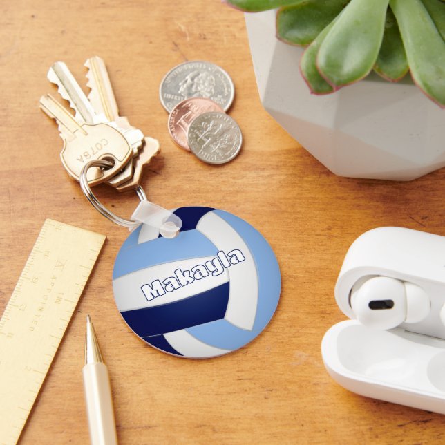 Marineblau lt blauer Volleyball Kindergeburtstag P Schlüsselanhänger (Schreibtisch)