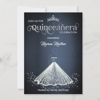 Marineblau Luxus bezauberndes Funkelkleid Quince I Einladung