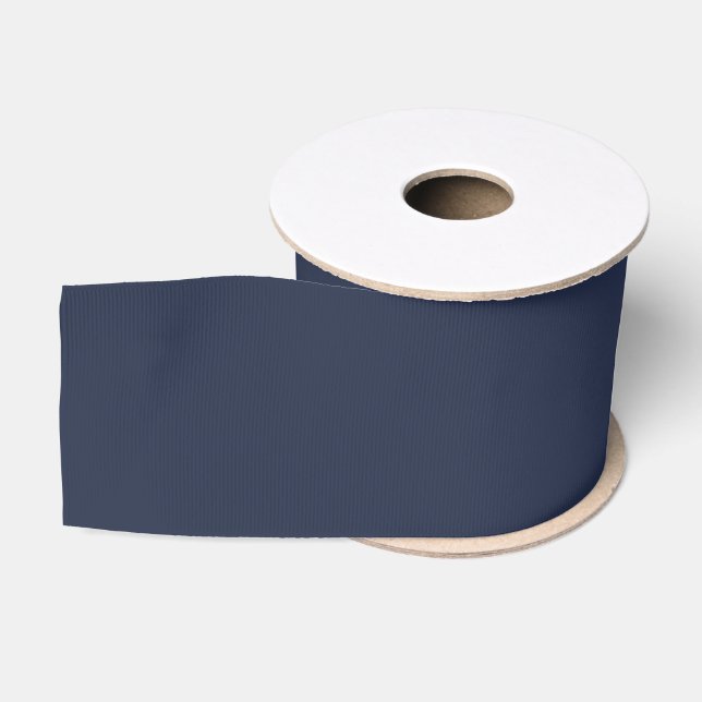 Marineblau Ripsband (Spule)