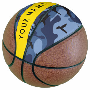 Marineblau Tarnung Ihren Namen personalisieren Basketball