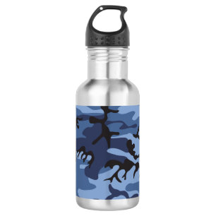 Marineblau-Tarnung, Militär, Armee Edelstahlflasche