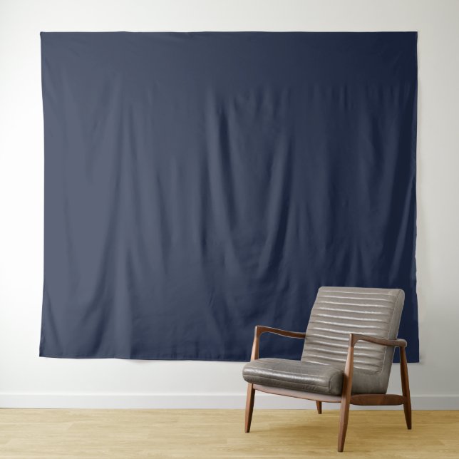 Marineblau Wandteppich (Beispiel (Horizontal))