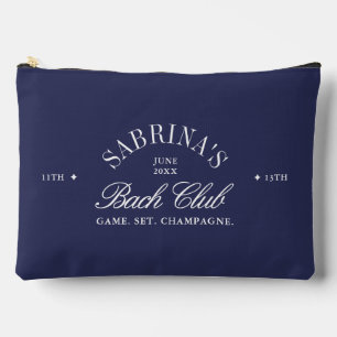 Marineblaue Junggesellinnen-Abschieds- Bach Club-K Zubehörtasche