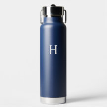 Marineblaue klassische elegante Monogramm