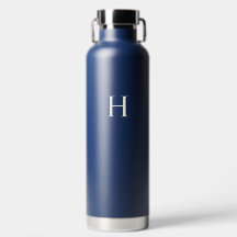 Marineblaue klassische elegante Monogramm