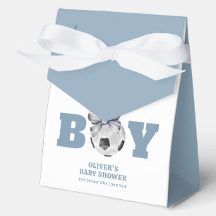 Marineblaue süße minimalistische Bogen Fußball Jun Geschenkschachtel