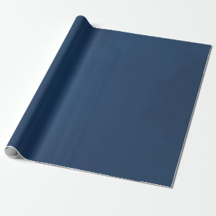 Marineblaue Wasserfarbe Geschenkpapier