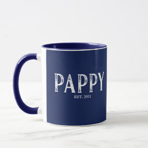 Marineblauer Pappy Gründungsjahr Tasse