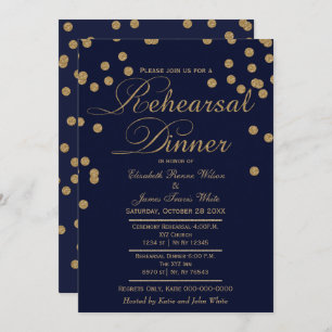 Marineboldner Glitzer Probe lädt ein Einladung