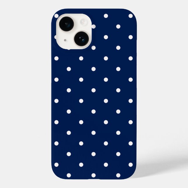 Marineboldpunkt Case-Mate iPhone Hülle (Rückseite)
