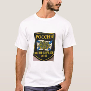 Marineemblem der russischen Flottenflagge T-Shirt